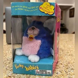 Vintage Tiger Electronics FURBY Chaussons/Slippers (taille 34-35) - 1999